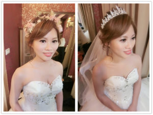 新娘秘書 | 新秘RITA | 球球造型| 好 媳婦髮型 | 盤髮 | 側邊編髮 | elsa髮型 | 不凋花乾燥花 | 蕾絲長頭紗 | 皇冠 | 大眼妝