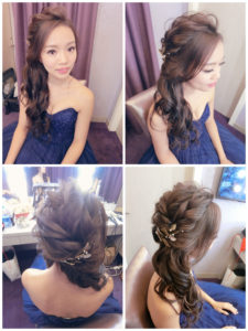 新娘秘書 | 北部新秘 | 新秘推薦 | 編髮 | 裙掛造型 | 中式 | 浪漫捲髮 | 側邊捲髮 | 丸子頭 | 乾燥花不凋花 | 皇冠 | 蕾絲長頭紗