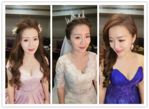 新秘rita|新娘秘書|bride-mandy|韓系盤髮|側邊捲髮|仙仙風|蕾絲長頭紗