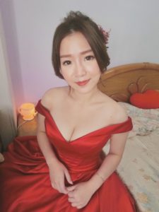 新秘rita|新娘秘書|bride-mandy|韓系盤髮|側邊捲髮|仙仙風|蕾絲長頭紗