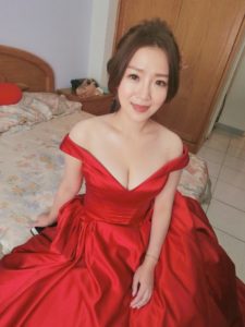 新秘rita|新娘秘書|bride-mandy|韓系盤髮|側邊捲髮|仙仙風|蕾絲長頭紗